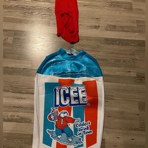 ICEE Costume with Red Cape